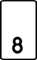 U-8 Znak hektometrowy
